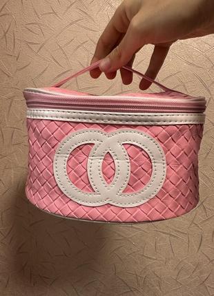Sale❤️ косметичка рожева сундучок нова