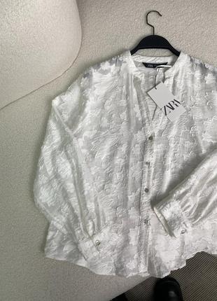 Мереживна блуза zara, блузка зара, сорочка, рубашка
