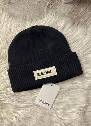 Шапка jacquemus бежева