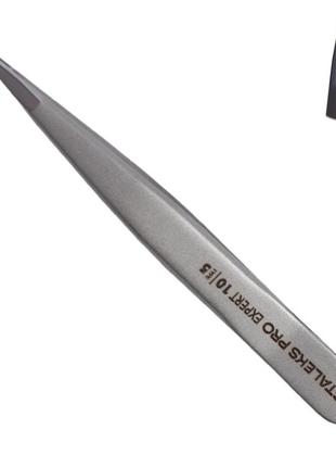 Пінцет для брів staleks pro expert 10 type 5 (точковий) – te-10/5