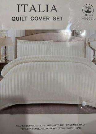 Новинка постельное белье комплект стайп сатин6 фото