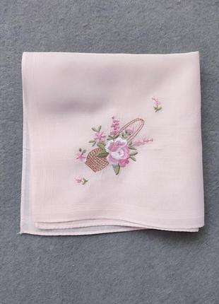 Носовой платок с вышивкой, швеция