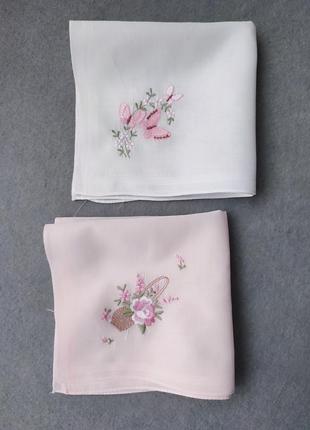 Носовой платок с вышивкой, швеция