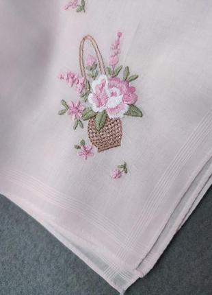 Носовой платок с вышивкой, швеция