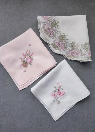 Носовой платок с вышивкой, швеция