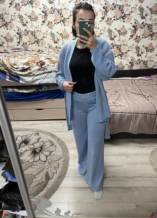 Вязаный костюм теплый