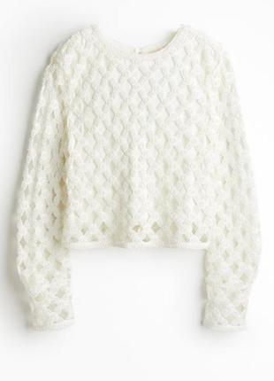Блузка вышита бисером h&m4 фото