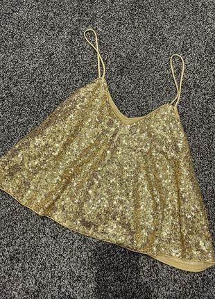 Майка з паєтками, блузка з блискітками