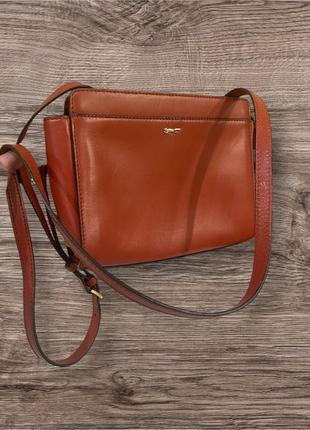 Жіноча брендова сумочка з натуральної шкіри paul costello