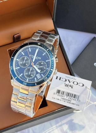 Часы мужской coach thompson sport - 14602383 navy оригинал коуч коач времен