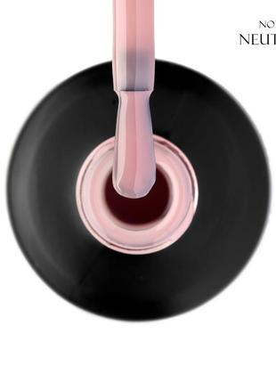 Камуфлирующий топ для гель-лака gloss top coat neutral, 15 мл