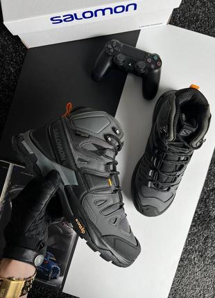 👟 кросівки   salomon quest 4 gtx grey fur  / наложка bs👟