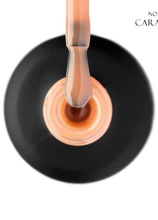 Камуфлюючий топ для гель-лаку gloss top coat caramel, 15 мл