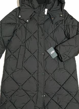 Жіночий пуховик dkny 2xl 3xl жіноча зимова довга куртка, тепла жіноче зимове пальто