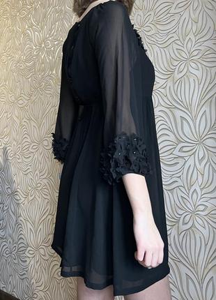 Шифонова чорна сукня monsoon2 фото