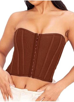 Бежевий корсет