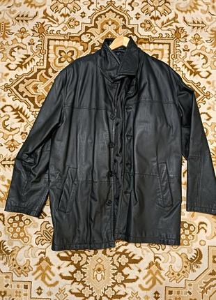 Плащ шкіряний 52 й розмір