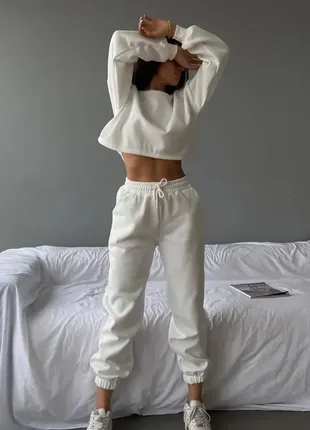 Костюм спортивный женский осень-зима на флисе