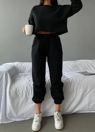 Костюм спортивный женский осень-зима на флисе2 фото