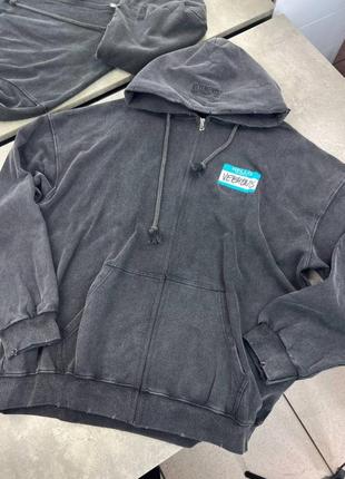 Худи vetements hello на молнии 48733