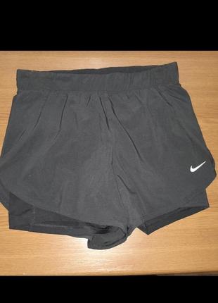 Шорты nike runs двойные. размер м