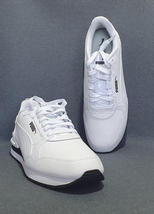 Кросівки puma st runner v4 leather sneakers unisex оригінал