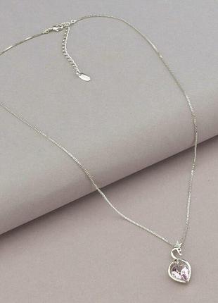 Подвески 'xuping' swarovski 40 см. (родий) 088623