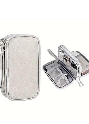 Органайзер для кабелей, дорожный чехол для повербанка