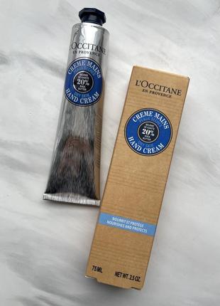 Живильний крем для рук l'occitane shea butter hand cream