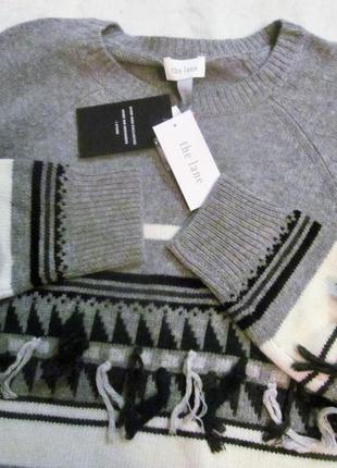 Оригінальний брендовий п/вовняної "ісландський" светр l (48-50 р )7 фото