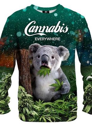 Свитшот cannabis everywhere panda (s)