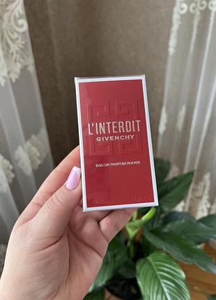 Парфумована вода givenchy l'interdit eau de parfum rouge