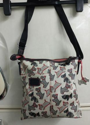 Сумка через плечо женская текстиль radley англии