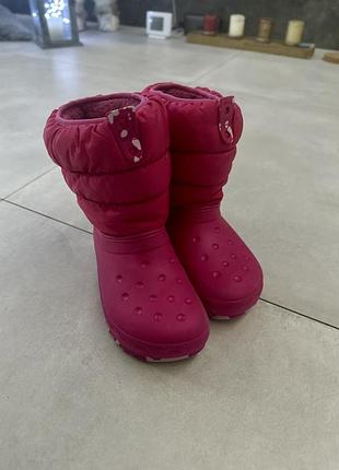 Зимові чоботи crocs j3