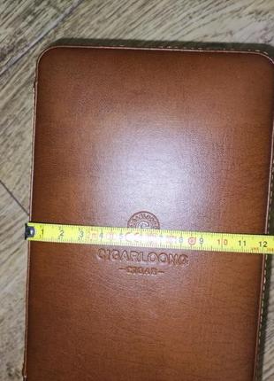 Cigarloong сигарный футляр хьюмидор из кедрового дерева и кожи