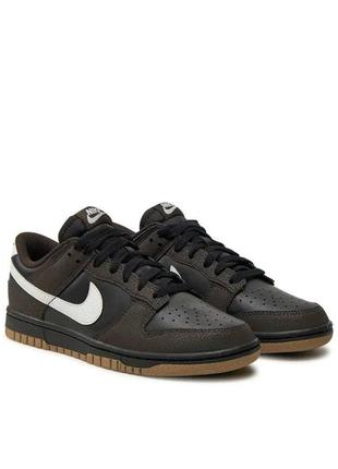 Стильные мужские кроссовки nike dunk low next nature velvet brown оригинал