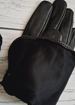 Перчатки кожаные. новые.