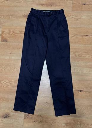 Брюки штани чоловічі класичні темно сині стрілками розмір s