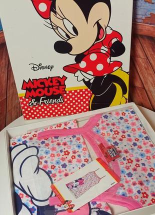 Детская трикотажная ночная игрушка для девочки disney minnie mouse