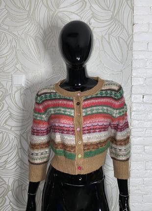 Вкорочена кофта кардиган на ґудзиках next, xxl 52р