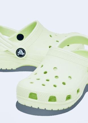 Кроксы сабо шлепанцы унисекс оливковые crocs classic (оригинал)
