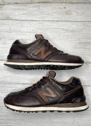 Круті коричневі кросівки new balance 574
