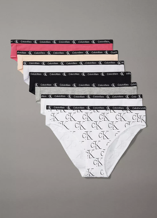 Набор трусов бикини calvin klein modern s, 7 штук