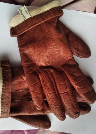 Перчатки кожаные,женские,"leather gloves". англия.