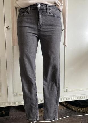 Джинсы высокая талия