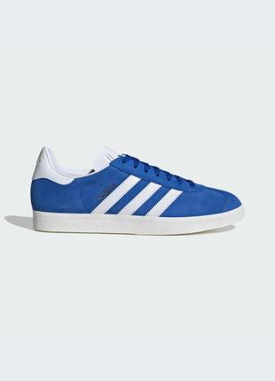 Замшевые синие мужские кеды adidas gazelle 45 размер