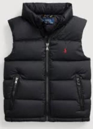 Пуховая жилетка безрукавка ralph lauren оригинал р.s/м