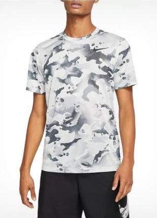 Футболка nike m nk dry tee leg camo aop