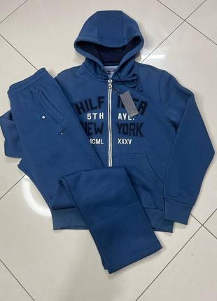 Зимний костюм tommy hilfiger мужской индиго