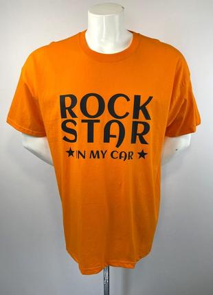 Футболка rock star / fruit of the loom / eu 42-44 / xl-xxl / состояние идеальна!!